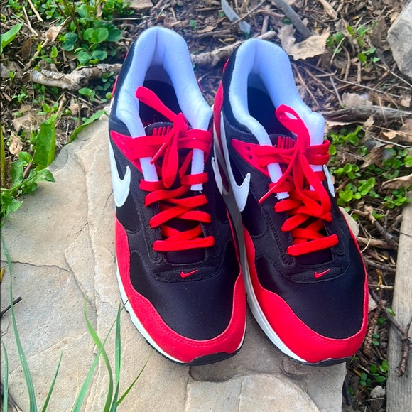 Nike Shoes - Nike Red and Black Sneakers